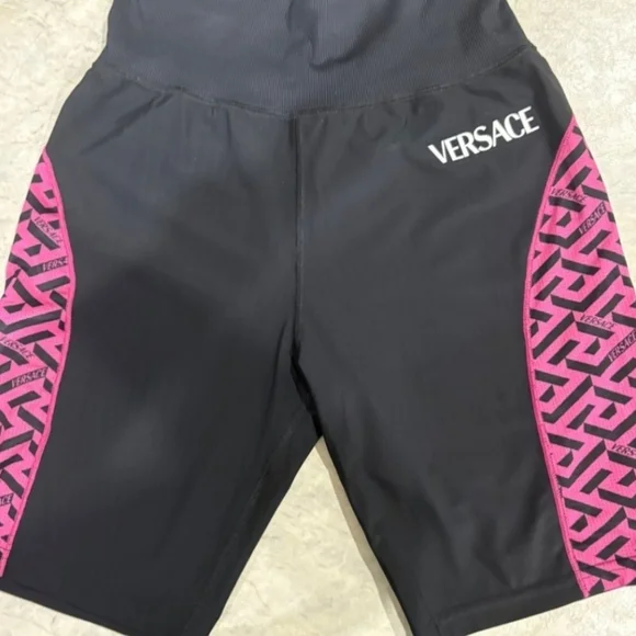 Versace Women's Gym / Cycling Shorts With Greca Signature Inserts Size 3 (NWT) - Picture 4 of 6